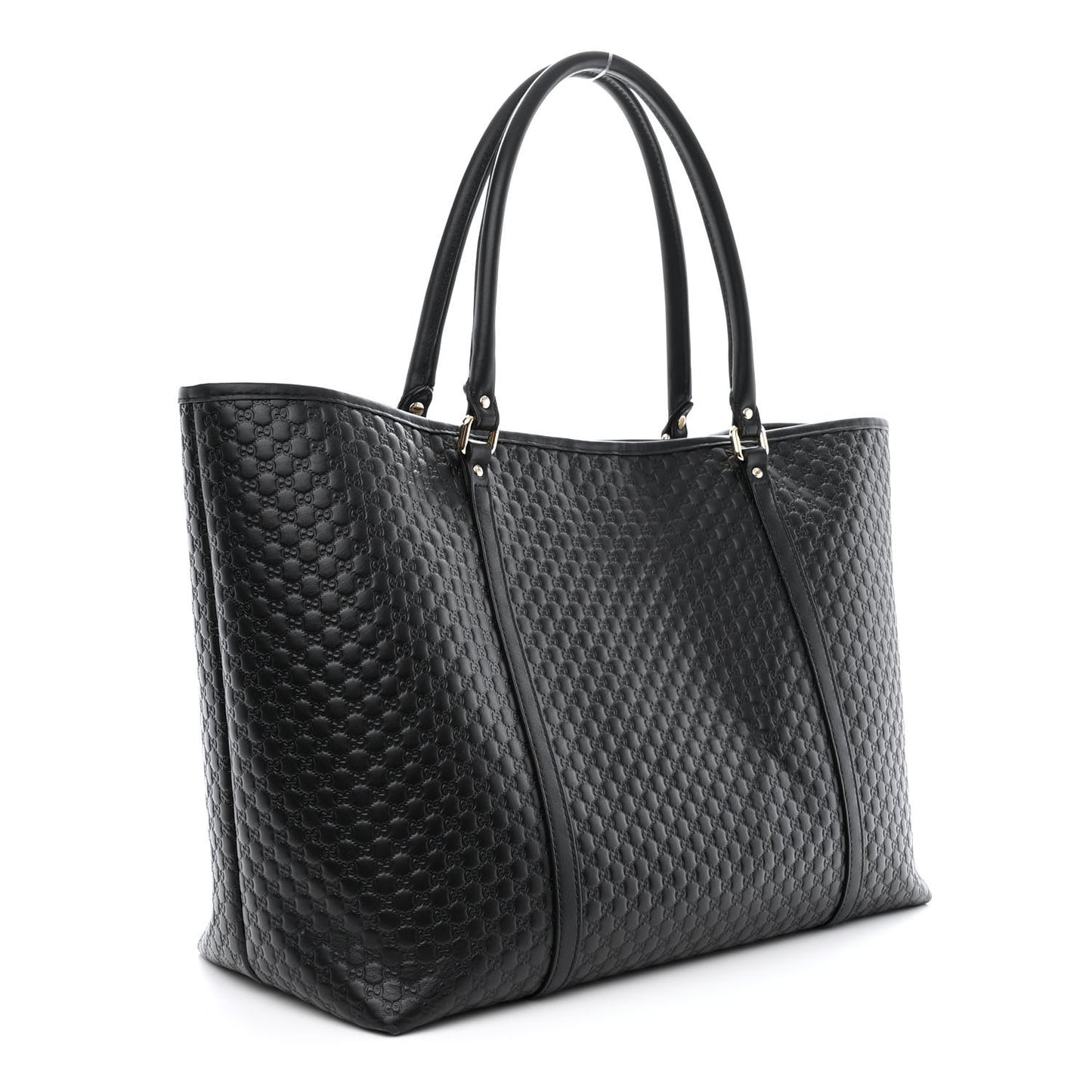 Microguccissima Large Joy Tote Black