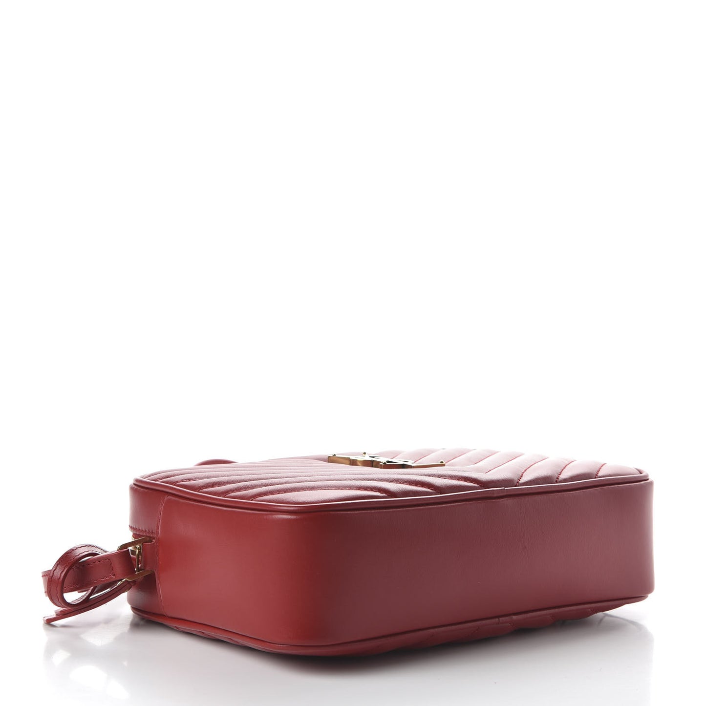Calfskin Matelasse Monogram Lou Camera Bag Rouge Eros