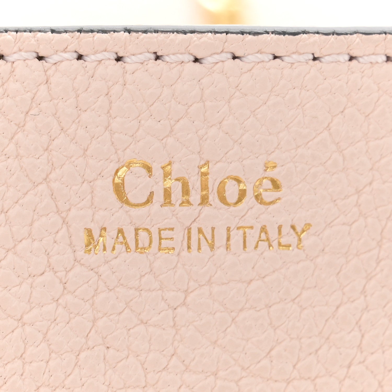 Chloe Grained Lambskin Medium Drew Shoulder Bag Cement Pink 6 of 13