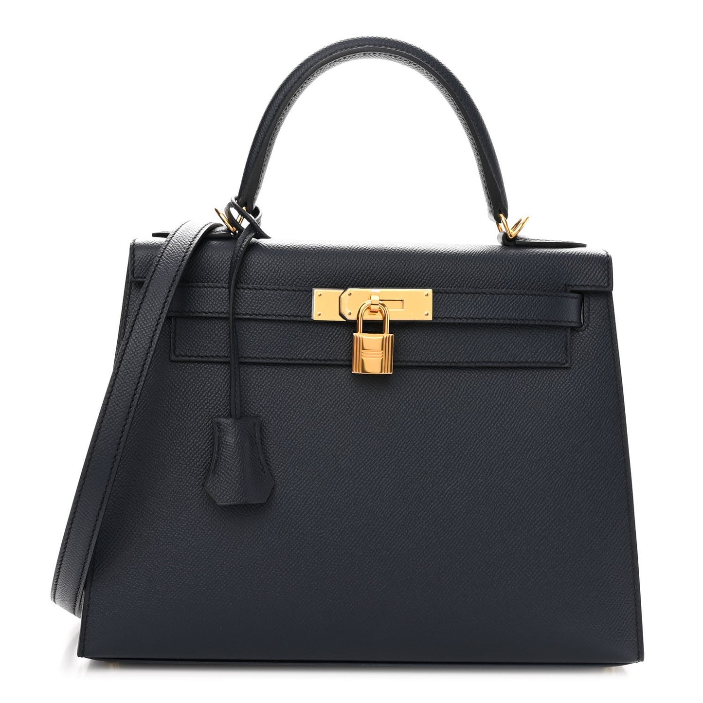 Epsom Kelly Sellier 28 Bleu Indigo