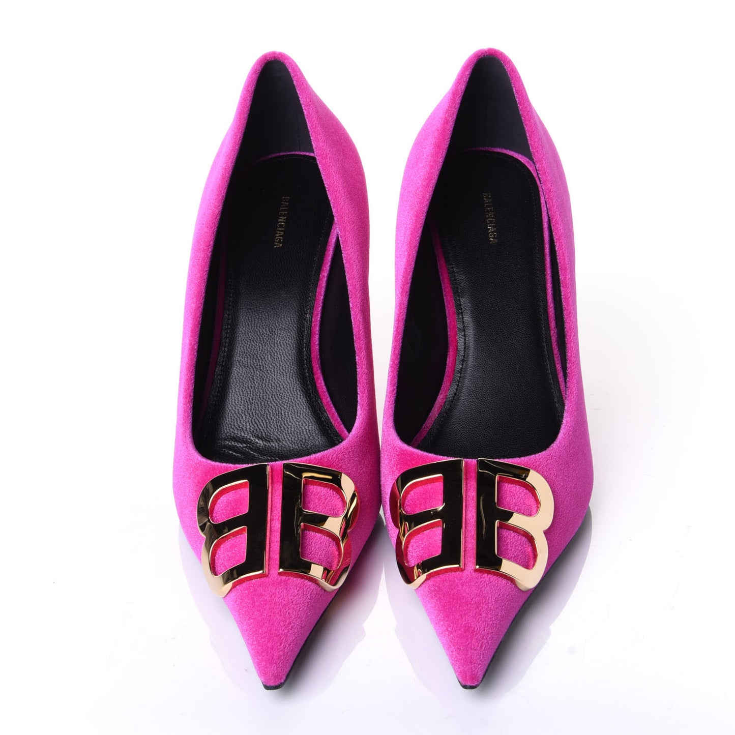 Velvet De Soie Pumps 39 Rose Fuchsia