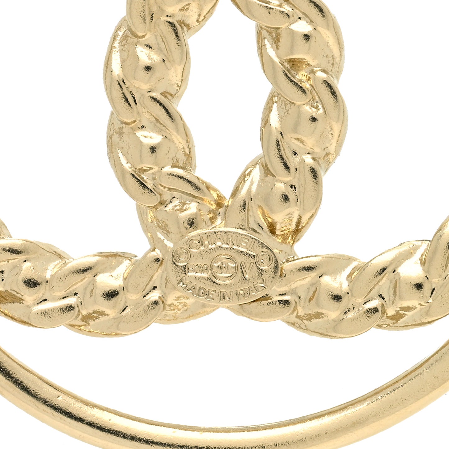 Baguette Crystal High Society CC Drop Earrings Gold