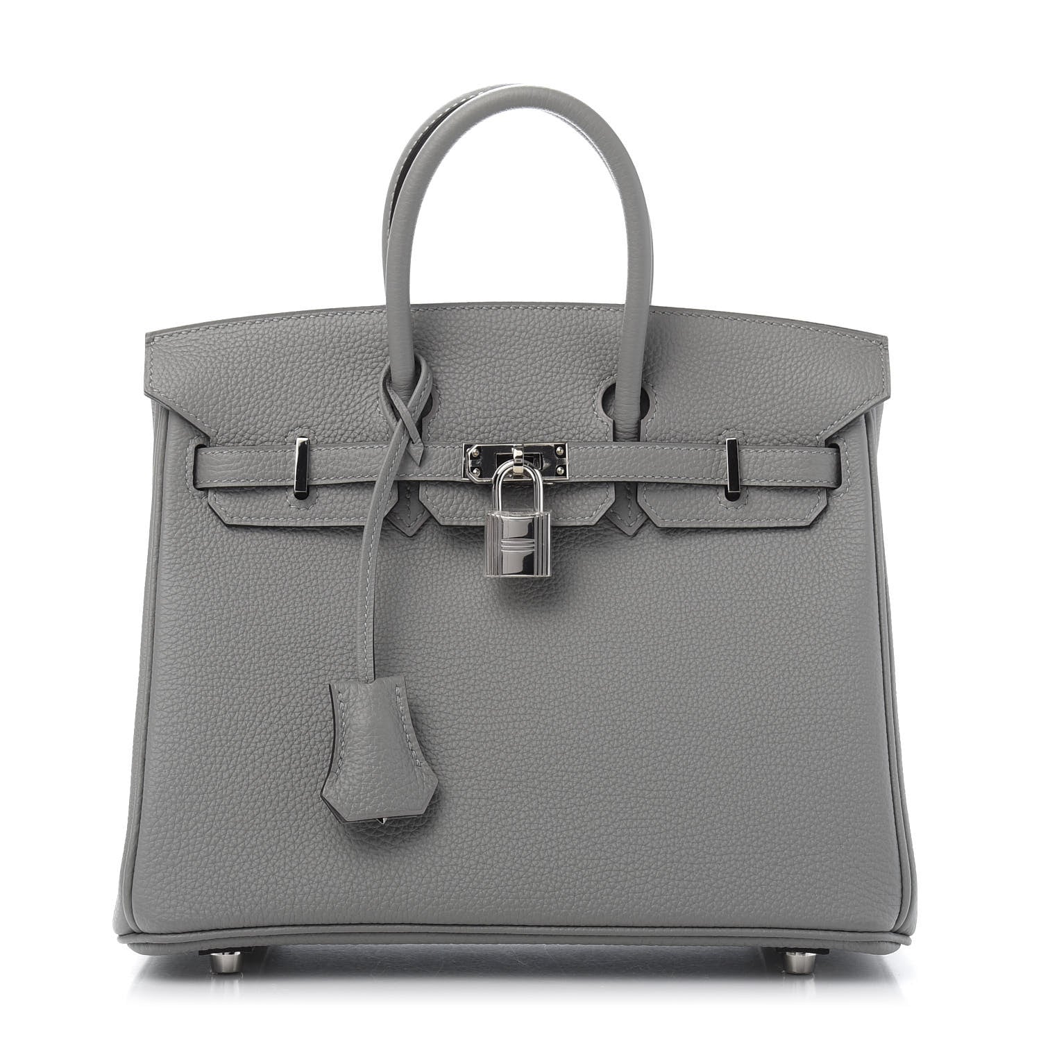 Hermes Togo Birkin 25 Gris Mouette 1 of 12