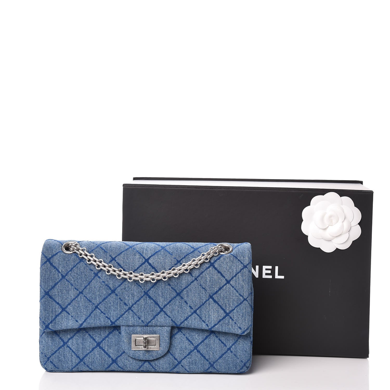 Chanel Denim 2.55 Reissue 225 Flap Blue 11 of 11