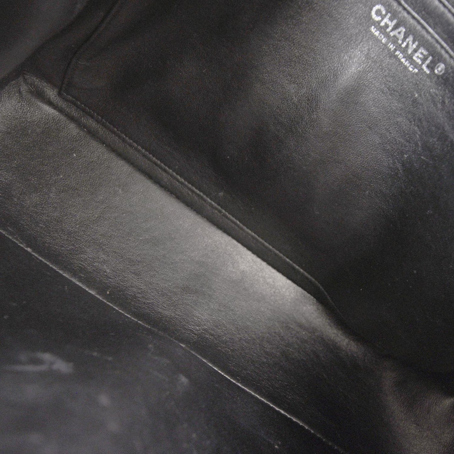 Caviar Jumbo Flap Black SHW