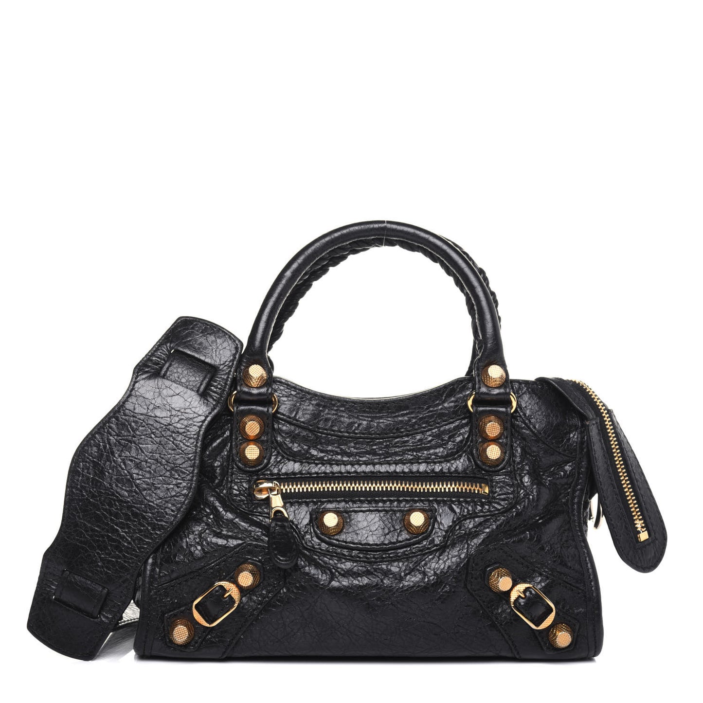 Agneau Giant 12 Gold Hardware Mini City Black