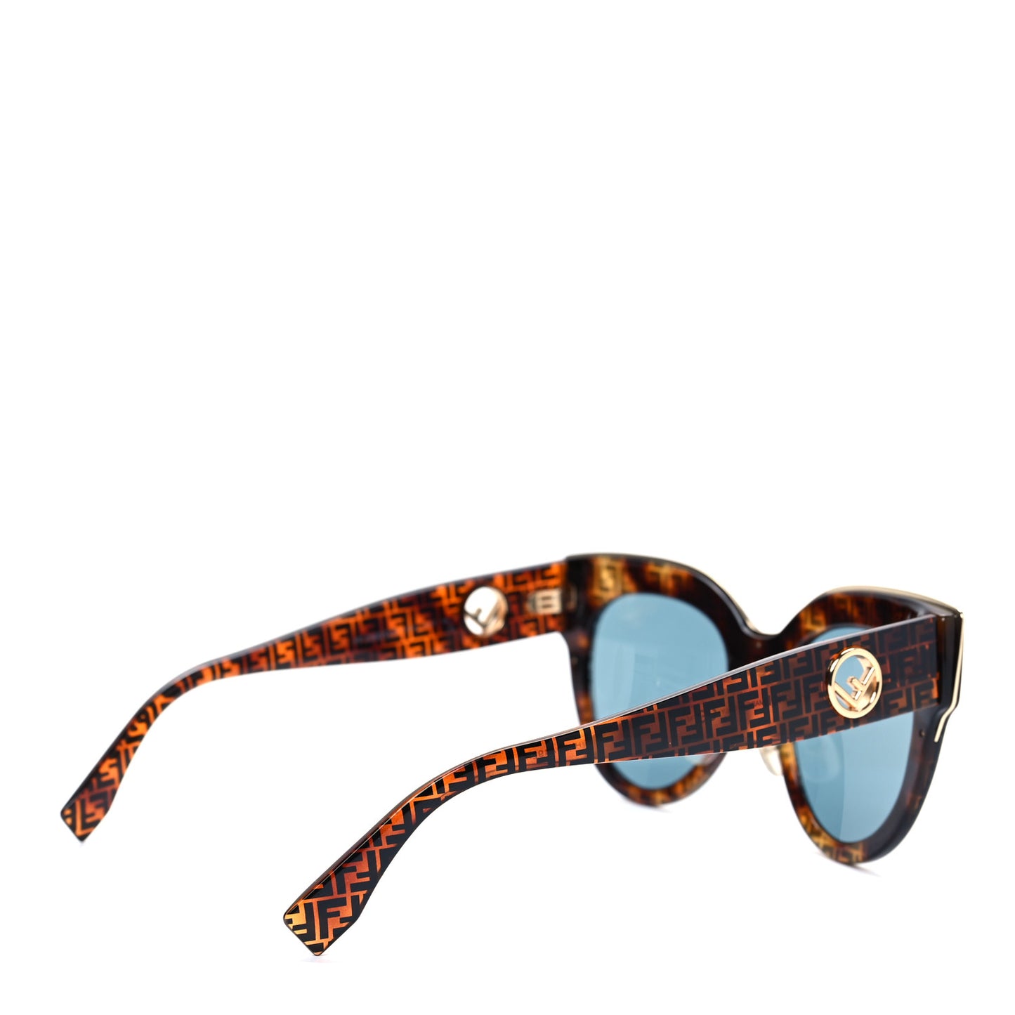 Acetate F is Fendi FF Cat Eye Sunglasses FF 0360/G/S Havana