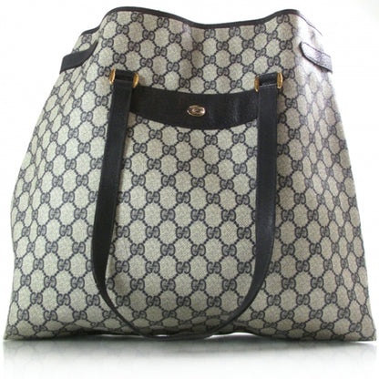 Gucci Monogram Tote Navy 1 of 10