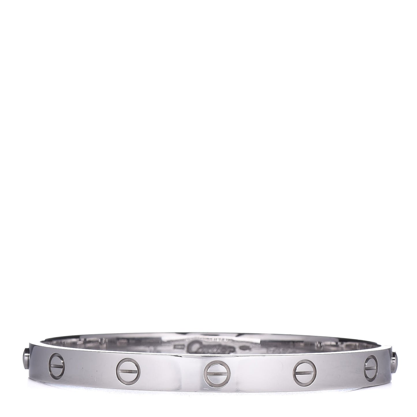 18K White Gold LOVE Bracelet 18