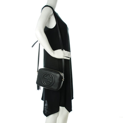 Gucci Pebbled Calfskin Small Soho Disco Bag Black 2 of 7