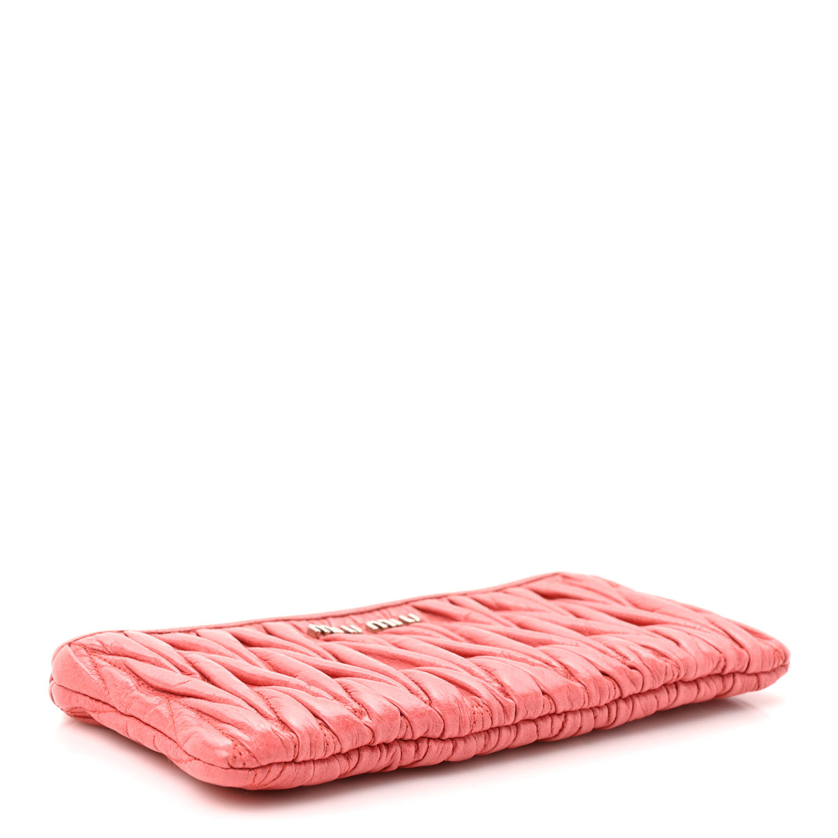 Nappa Matelasse Lux Pouch Fuxia