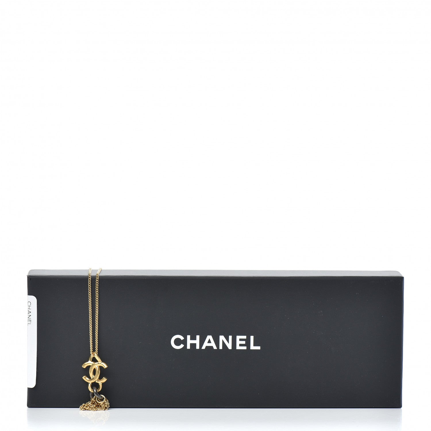 Chanel Chain CC Logo Pendant Necklace Gold 5 of 5