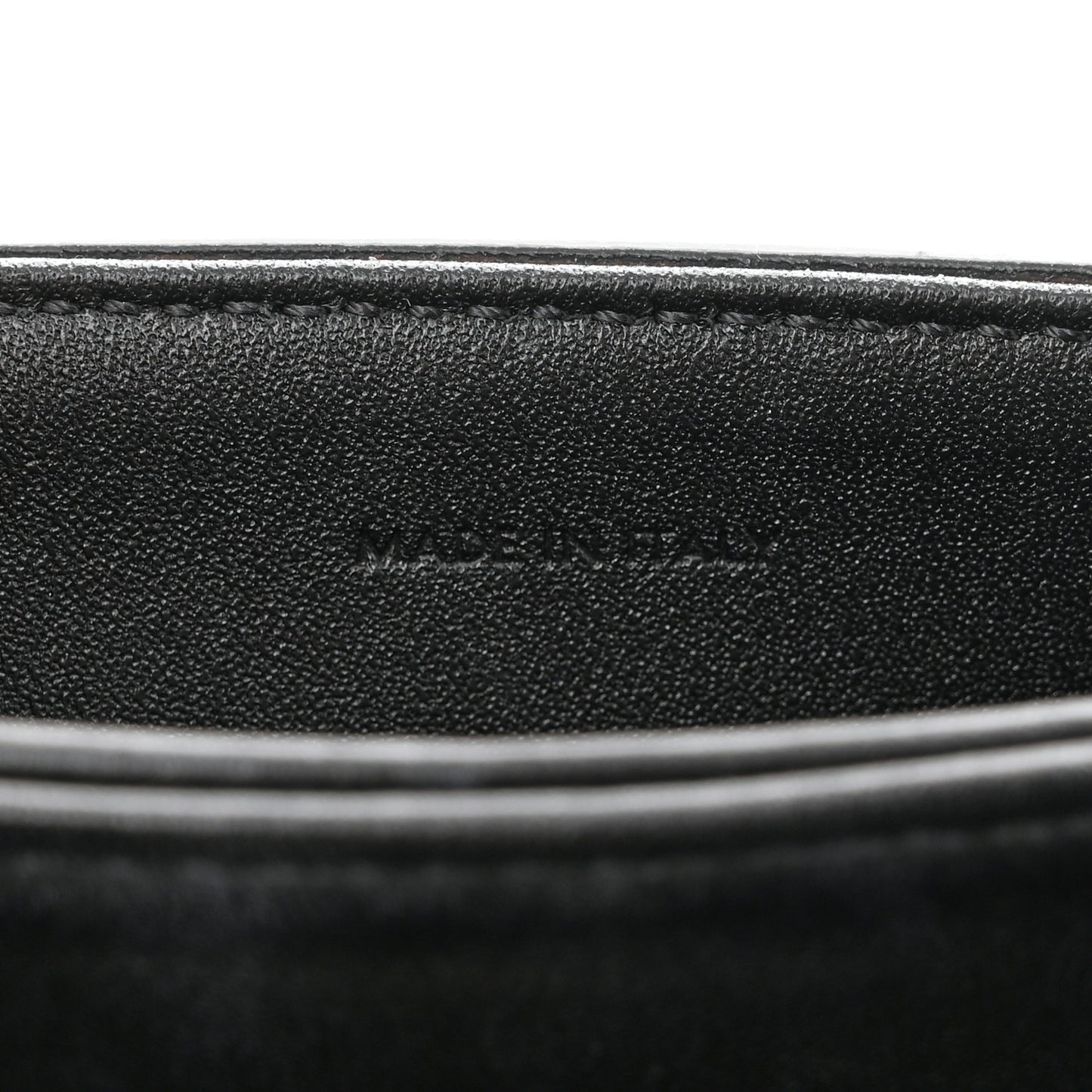 Shiny Calfskin Small Triomphe Black