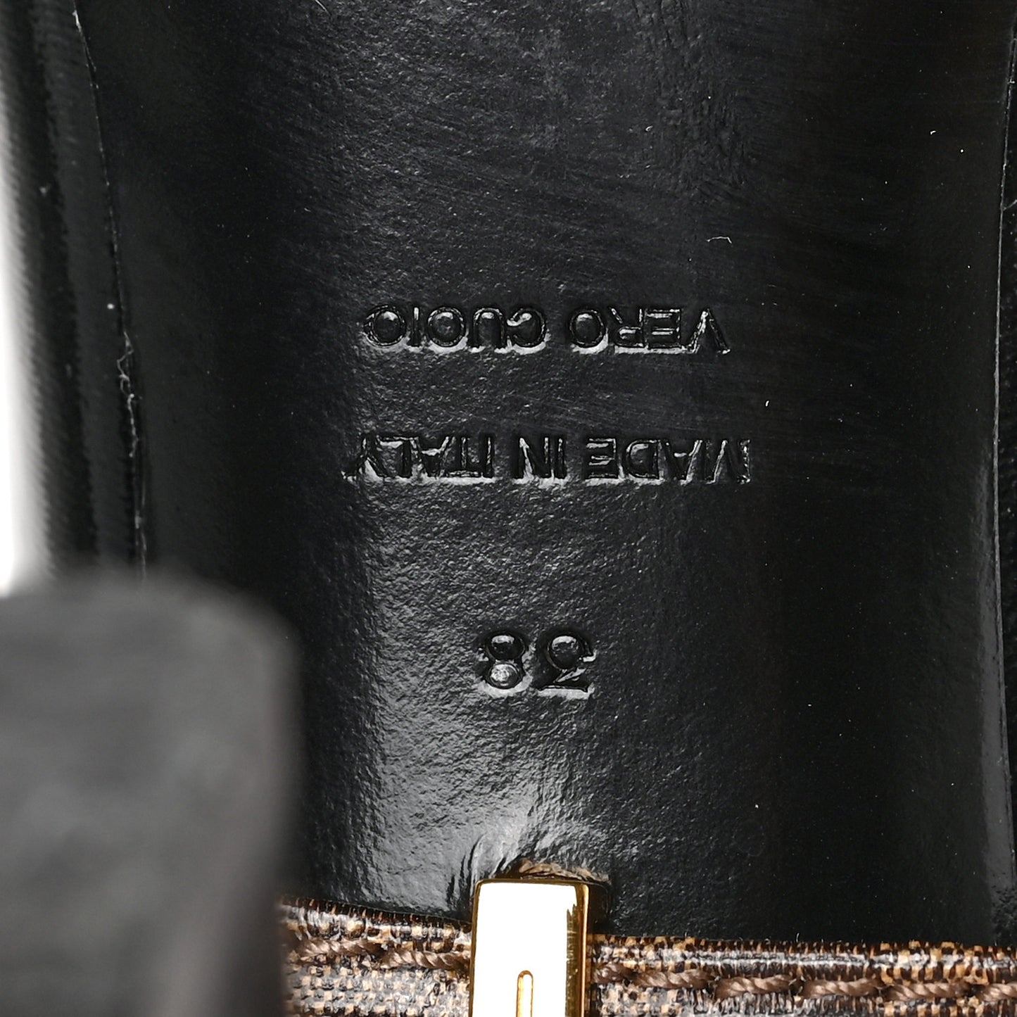 Glossy Neoprene Glazed Fabric FF FFrame Short Boots 38 Black Tobacco Moro