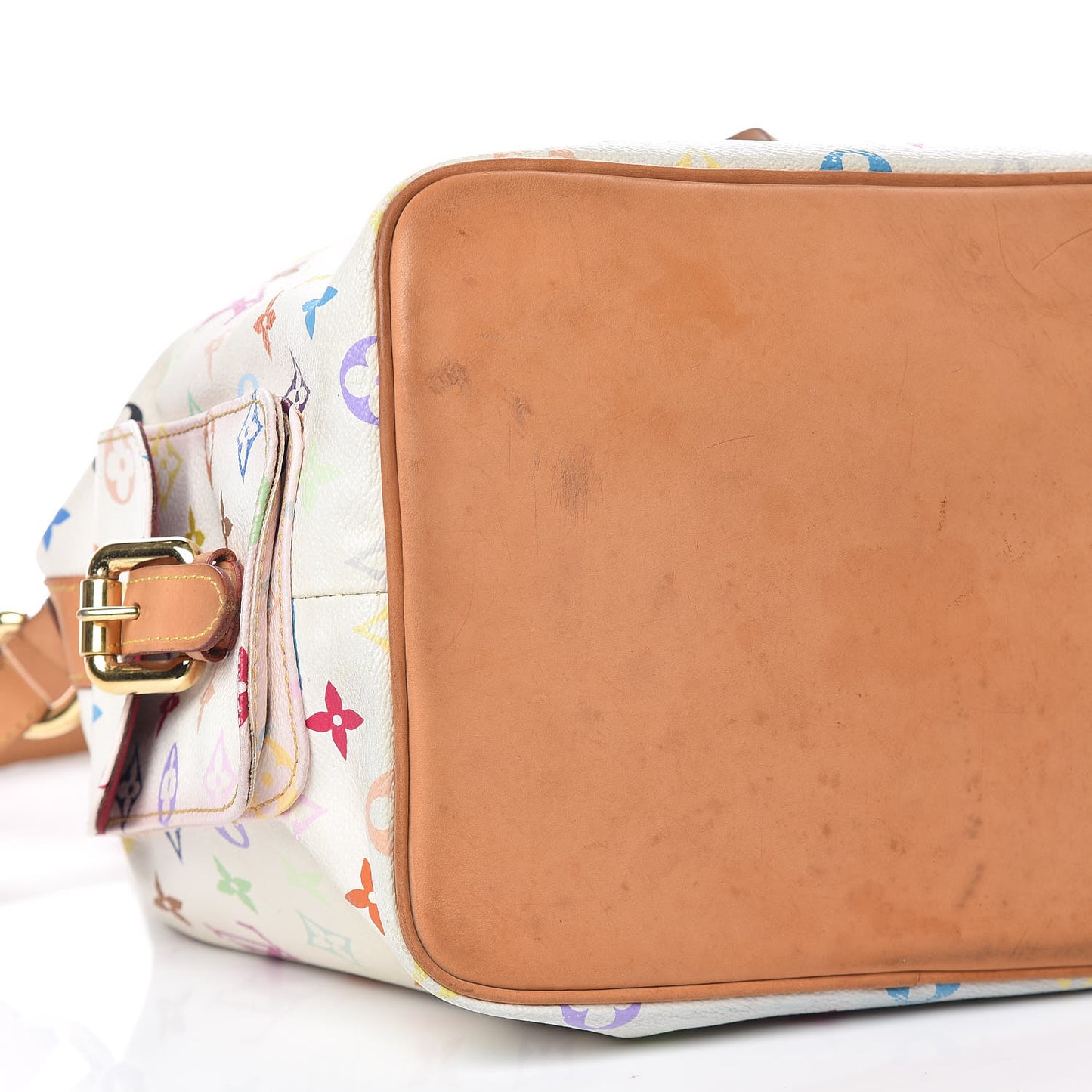 Monogram Multicolor Petit Noe White