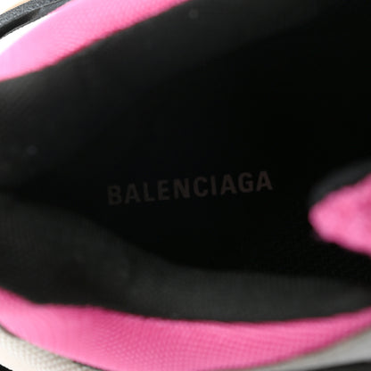 Balenciaga Fabric Mesh Womens Triple S Sneakers 37 Fluo Pink Grey White 7 of 7