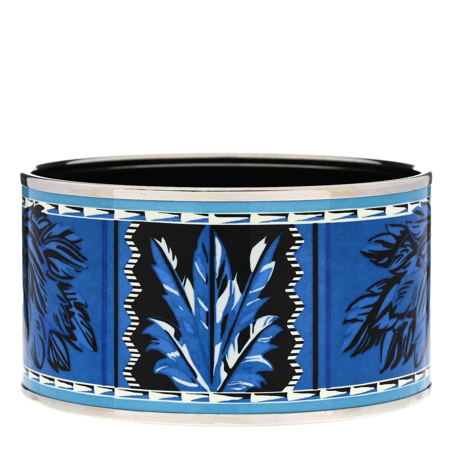 Enamel Printed Brazil Extra Wide Bracelet 65