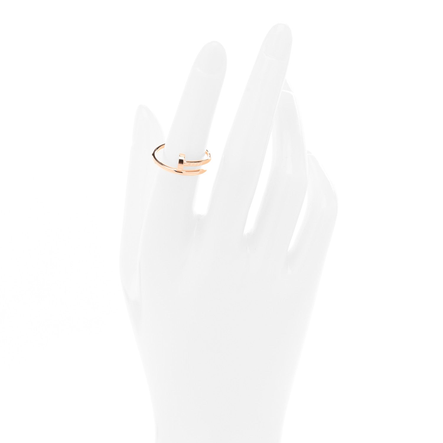 Cartier 18K Pink Gold Small Juste Un Clou Ring 53 6.25 2 of 4