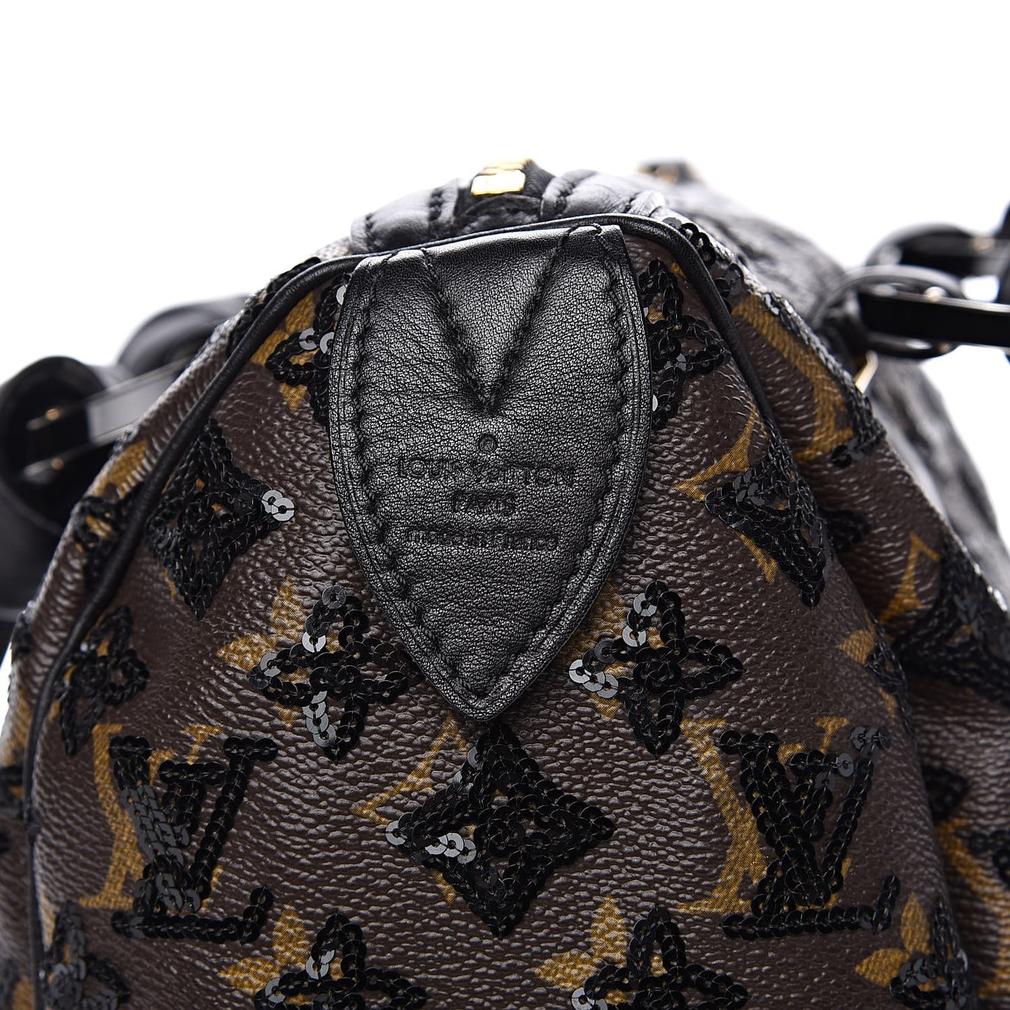 Monogram Sequins Eclipse Speedy 28 Black