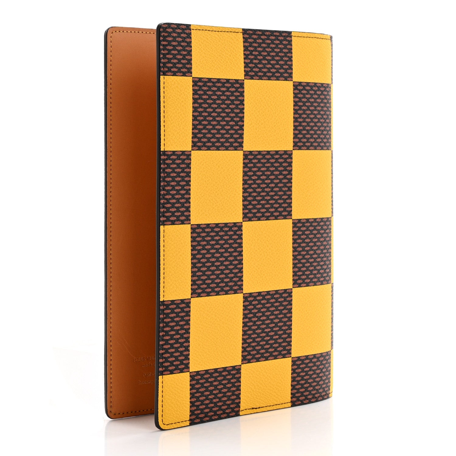 Louis Vuitton Damier Pop Auguste Notebook Cover Yellow 3 of 7