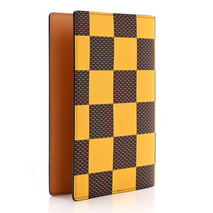 Louis Vuitton Damier Pop Auguste Notebook Cover Yellow 3 of 7