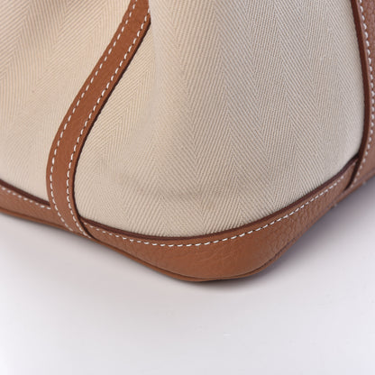 Hermes Grand Chevron Weave Negonda Garden Party 30 TPM Tote Craie Gold 11 of 11