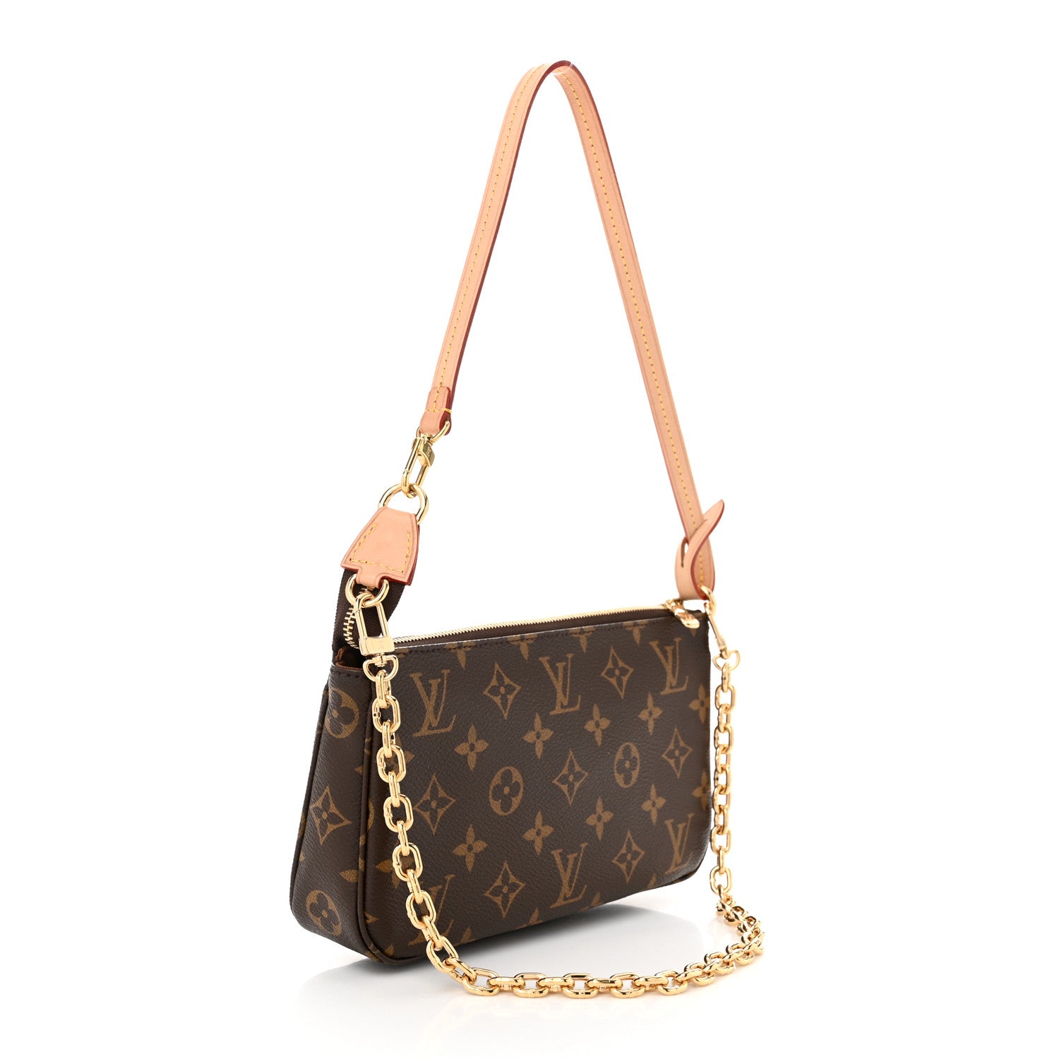Louis Vuitton Monogram Chain Pochette Accessories 2 of 10