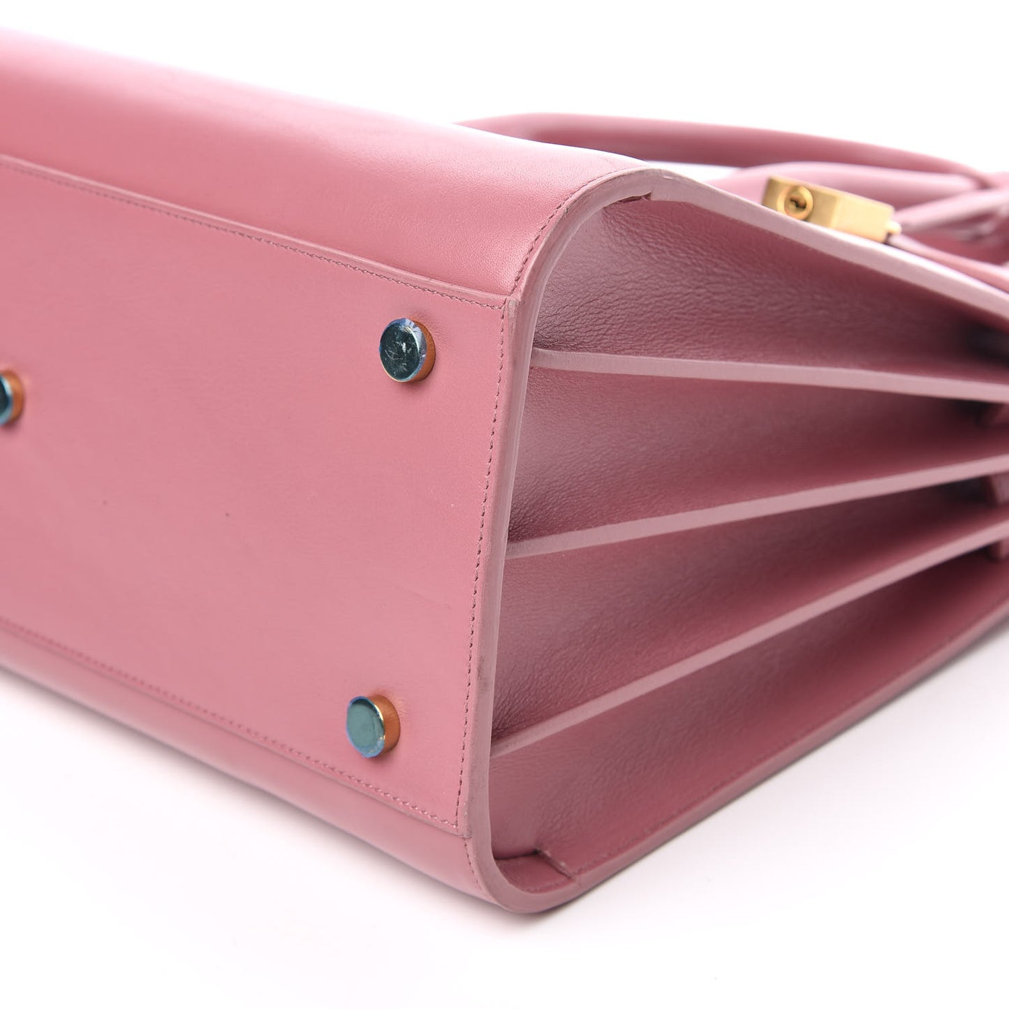 Calfskin Small Sac De Jour Dark Rose