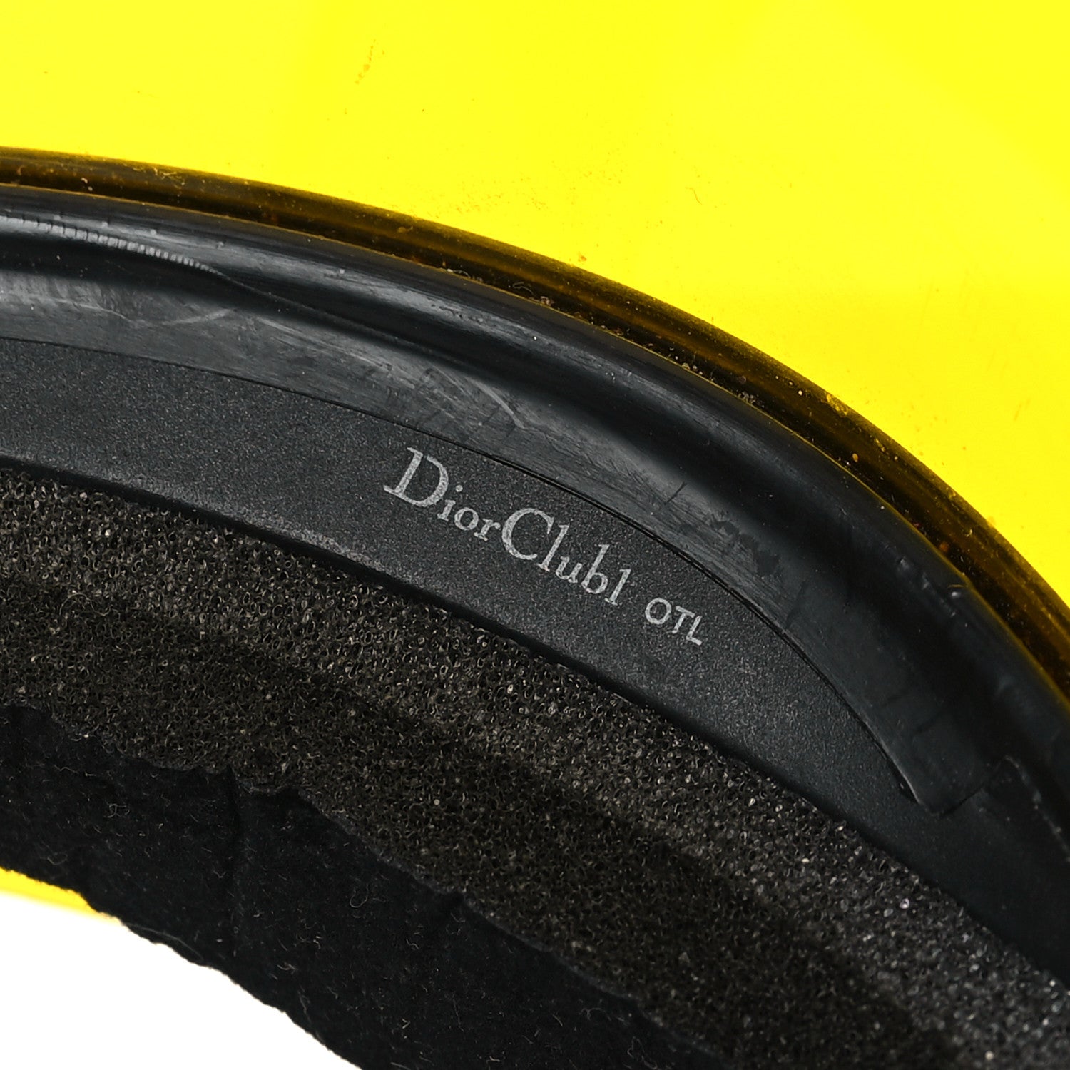 Christian Dior DiorClub1 Sun Visor Yellow 7 of 7