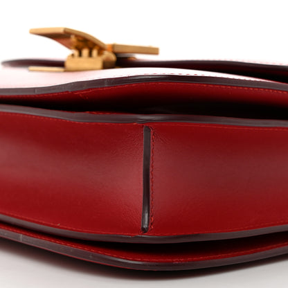 Celine Box Calfskin Medium Classic Box Flap Bag Red 10 of 10