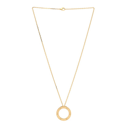 Cartier 18K Yellow Gold LOVE Pendant Necklace 4 of 6