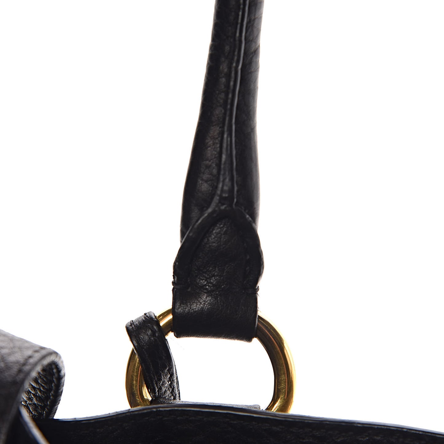 Vitello Daino Tote Black