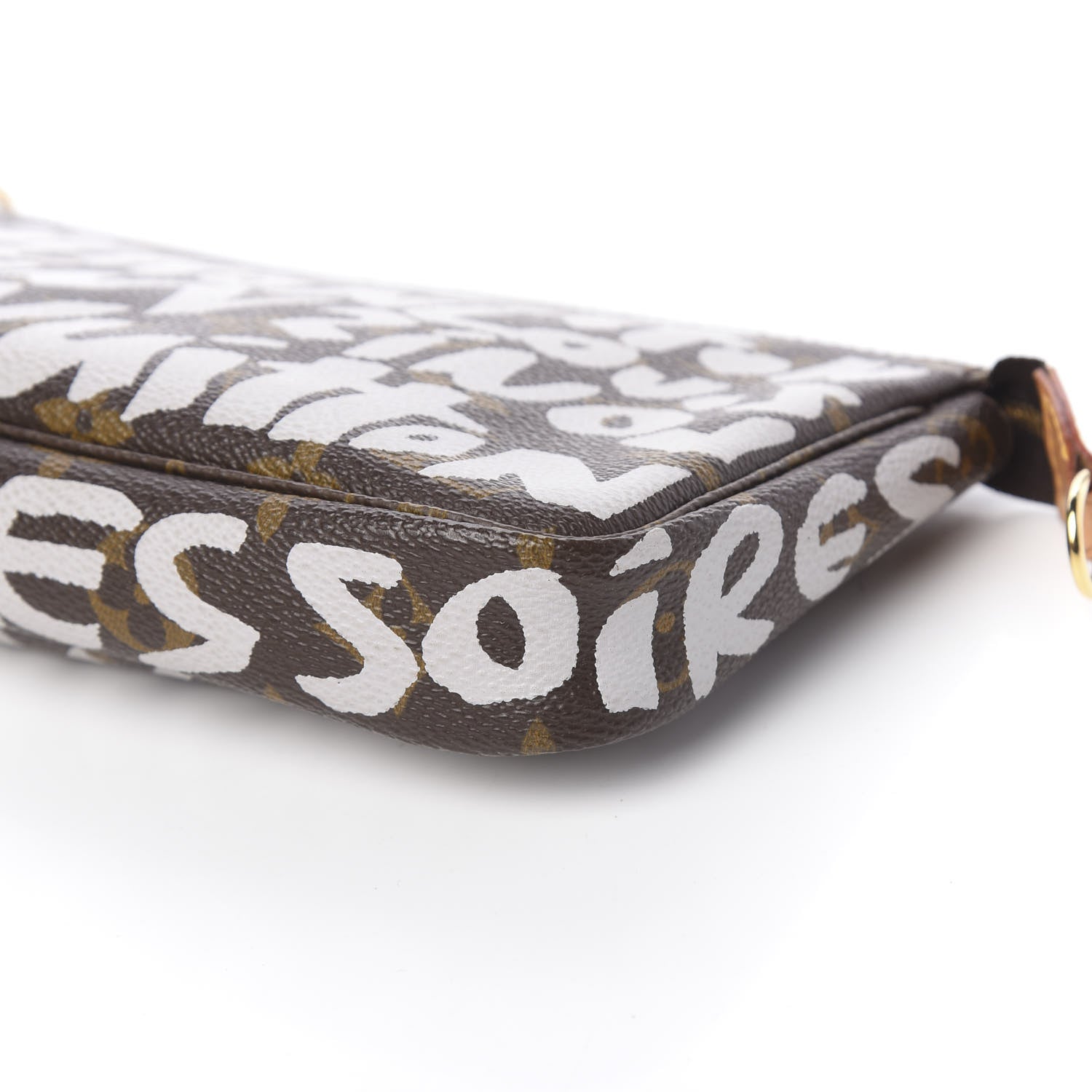 Louis Vuitton Monogram Graffiti Pochette Accessories Silver 9 of 9