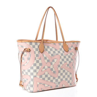 Louis Vuitton Damier Azur Tahitienne Neverfull MM 3 of 13