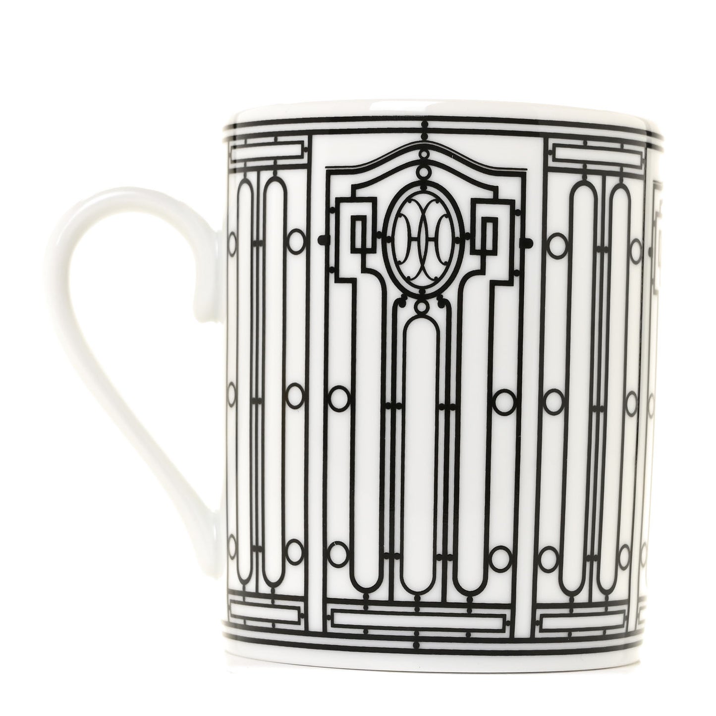 Porcelain H Deco Mug