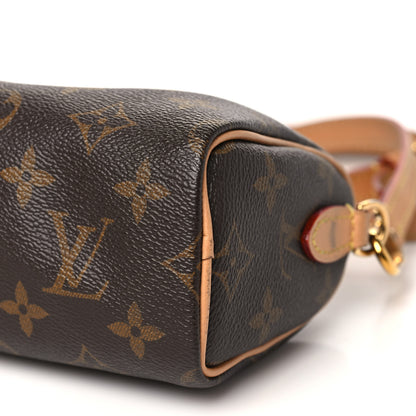Louis Vuitton Monogram Nano Speedy Bandouliere 9 of 12