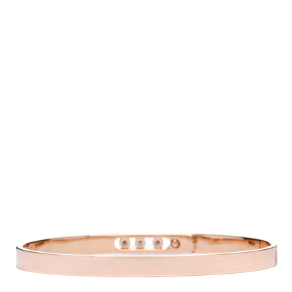 Messika 18K Rose Gold Diamond PM Move Noa Pave Bangle Bracelet M 2 of 3
