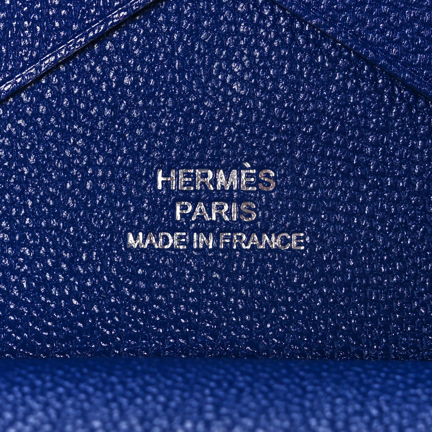 Hermes Chevre Mysore Calvi Duo Card Case Bleu Electrique 6 of 10