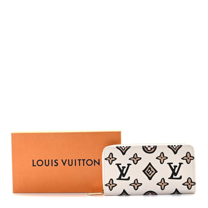 Louis Vuitton Monogram Giant Wild At Heart Zippy Wallet Creme 8 of 8