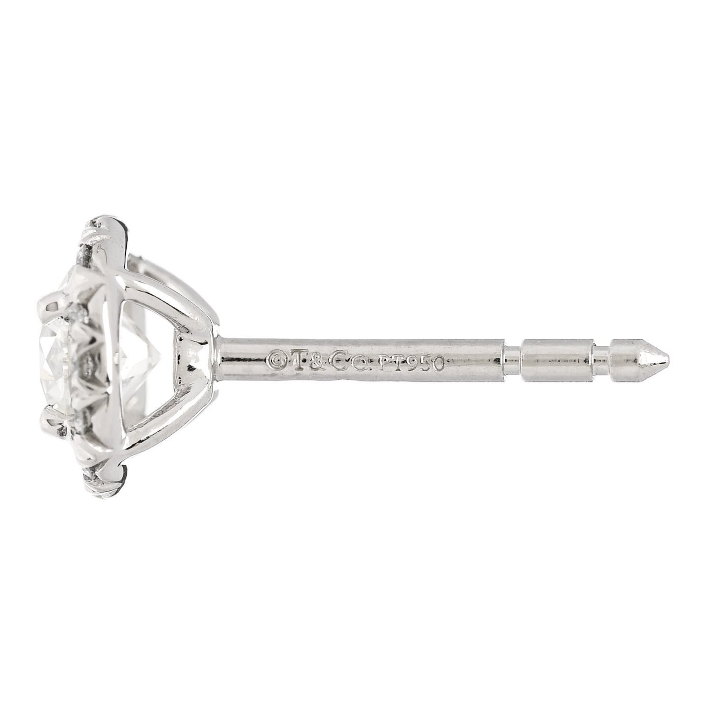Platinum Diamond .74ctw Soleste Earrings