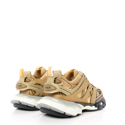 Balenciaga Metallic Mesh Washed Mens Track Sneakers 39 Gold 4 of 9