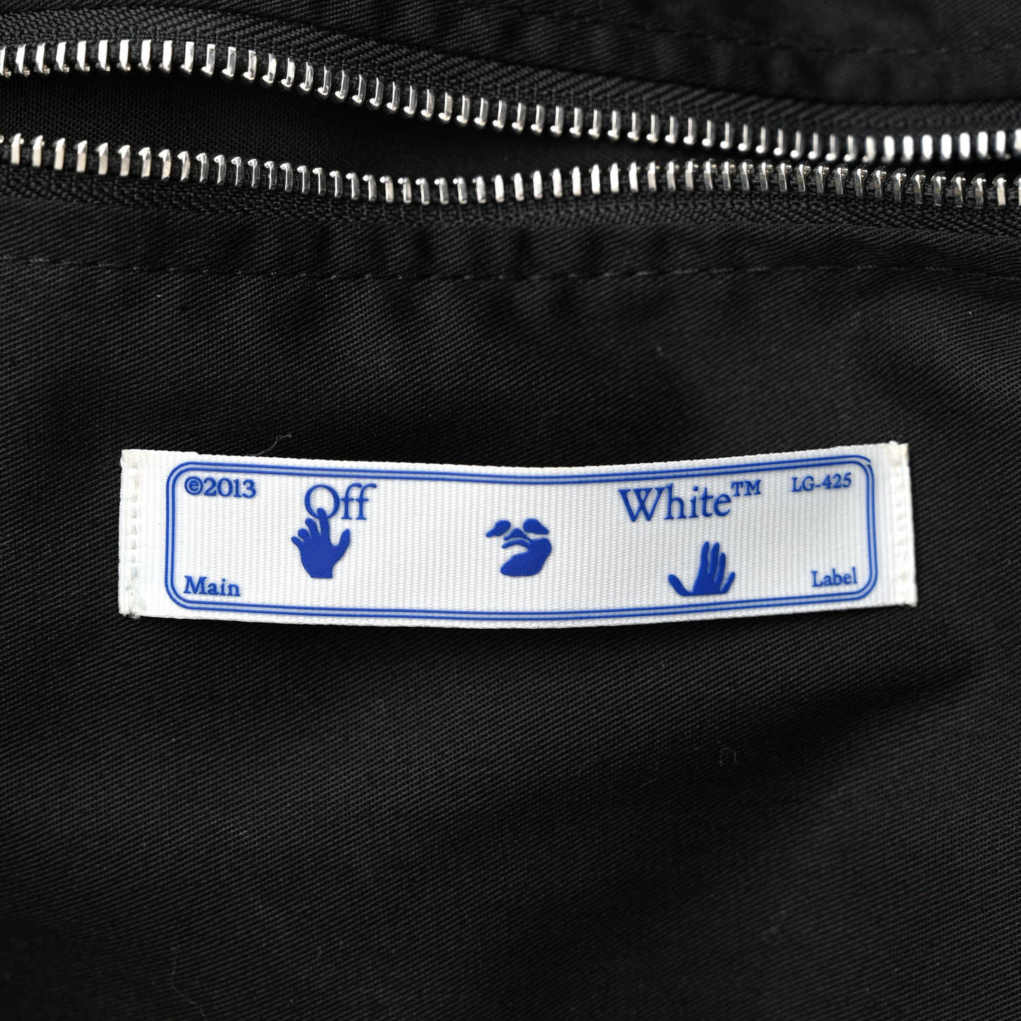 Canvas Goods Quote Tote Black White