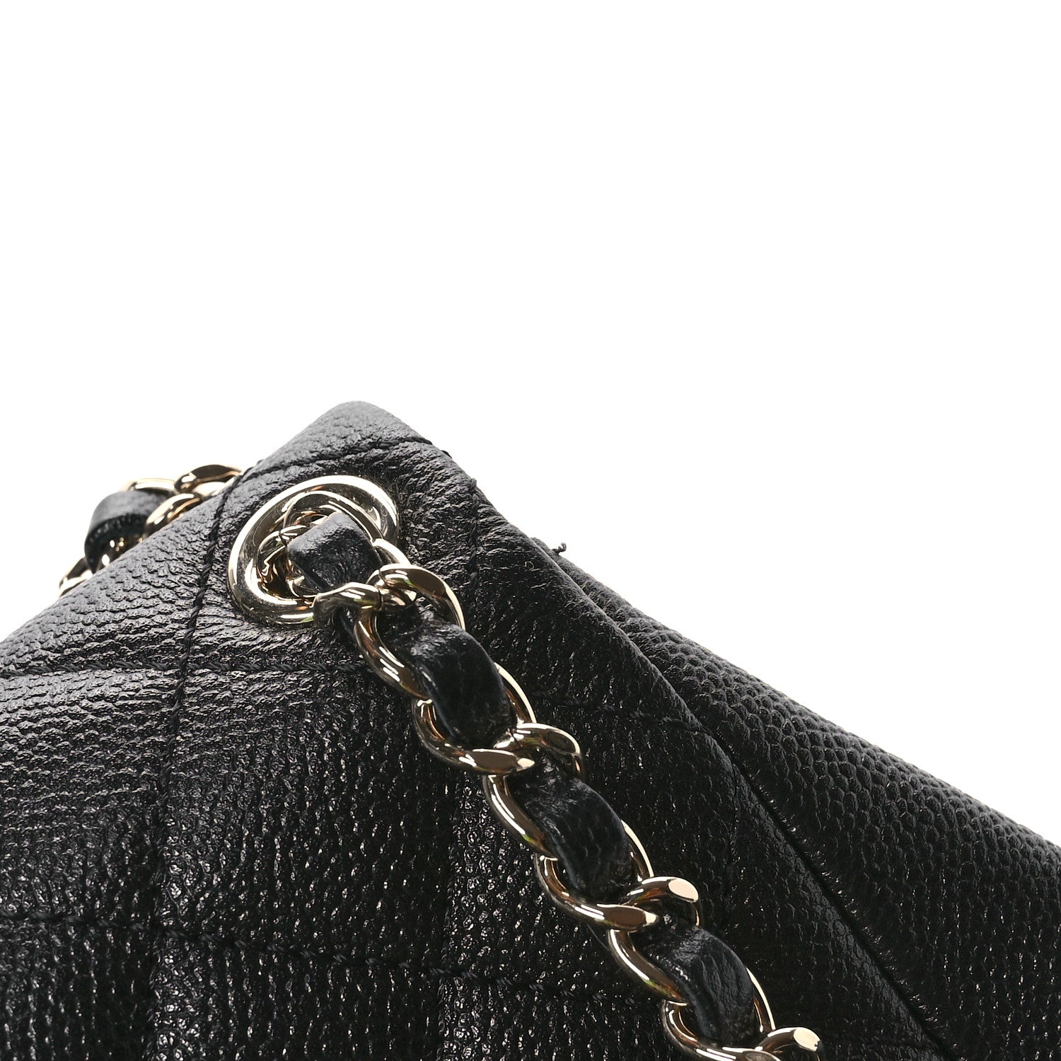 Chanel Shiny Caviar Quilted Small Duma Pockets Drawstring Backpack Black 12 of 12