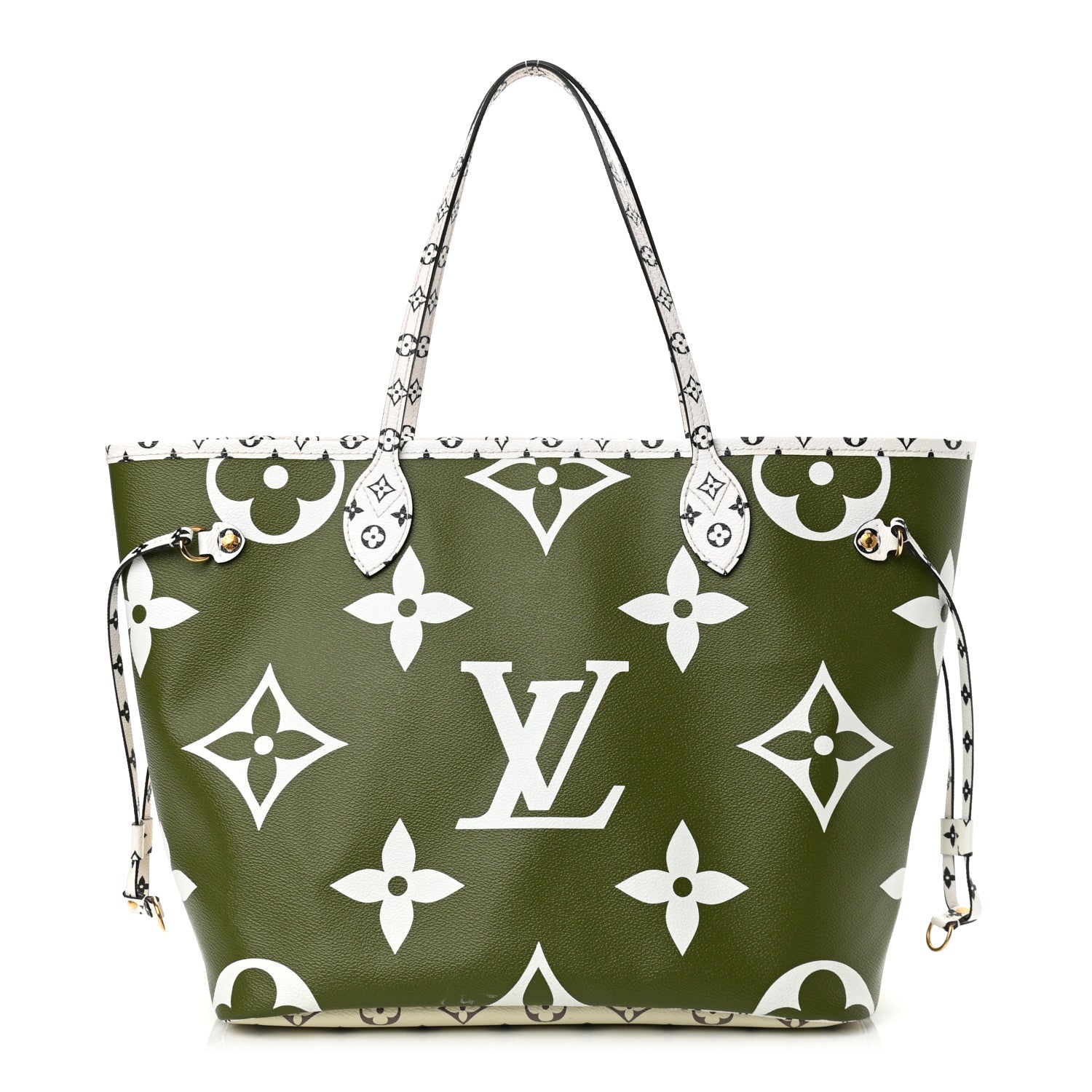 Louis Vuitton Monogram Giant Neverfull MM Kaki 1 of 15