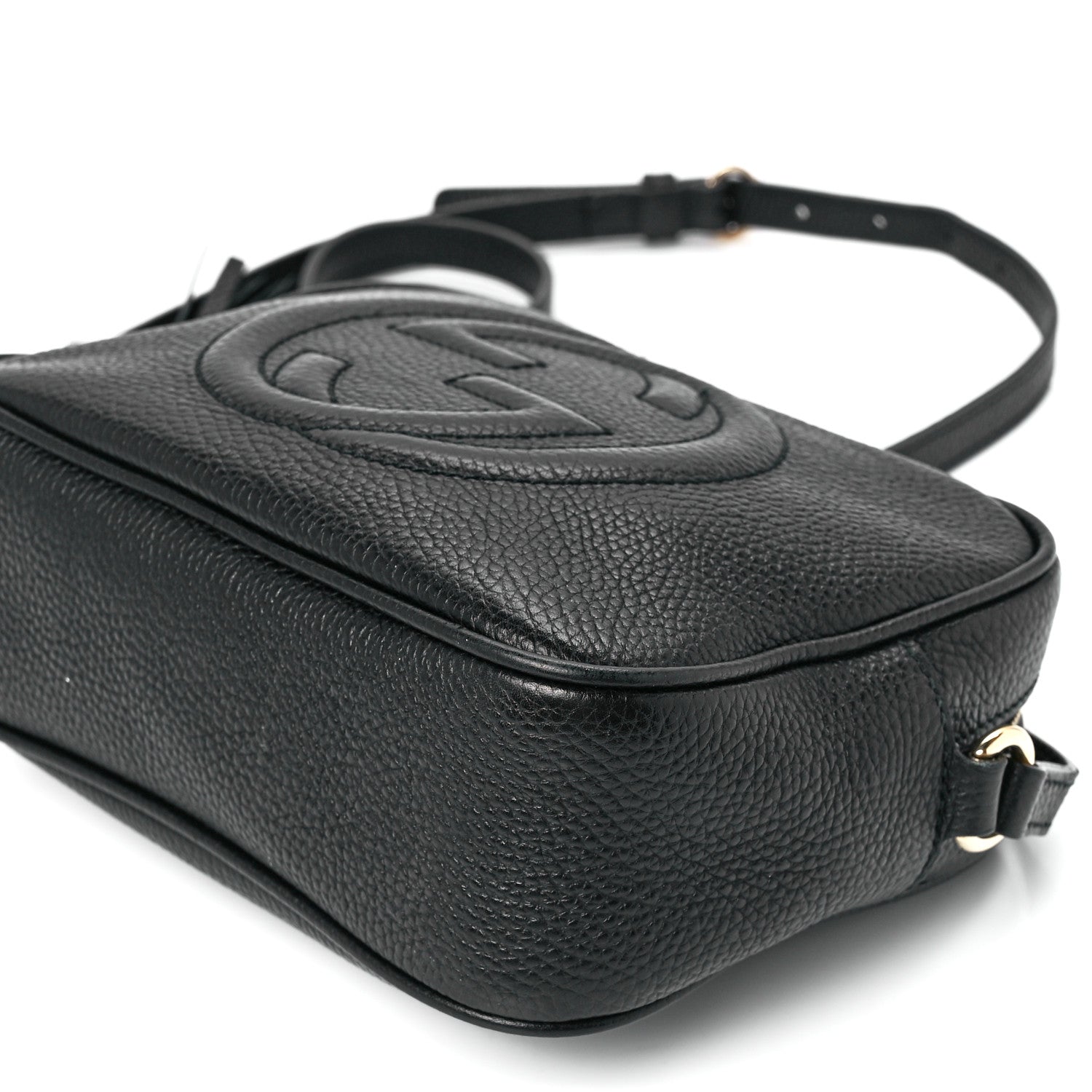Gucci Pebbled Calfskin Small Soho Disco Bag Black 12 of 12