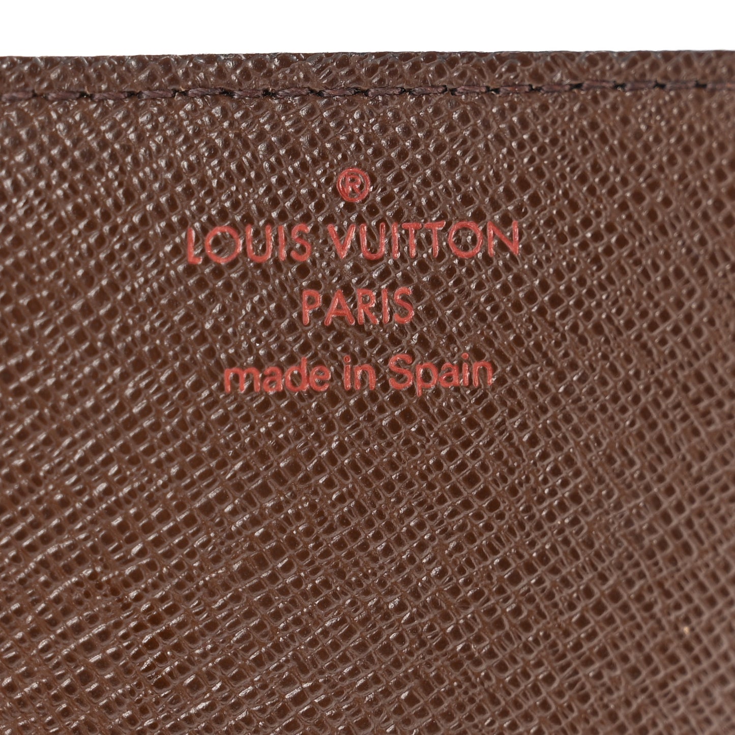 Damier Ebene Business Card Holder