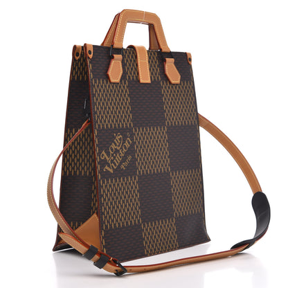 Louis Vuitton x NIGO Giant Damier Ebene Monogram Mini Tote 3 of 10