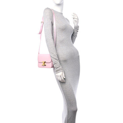 Celine Shiny Calfskin Teen Triomphe Pastel Pink 3 of 10