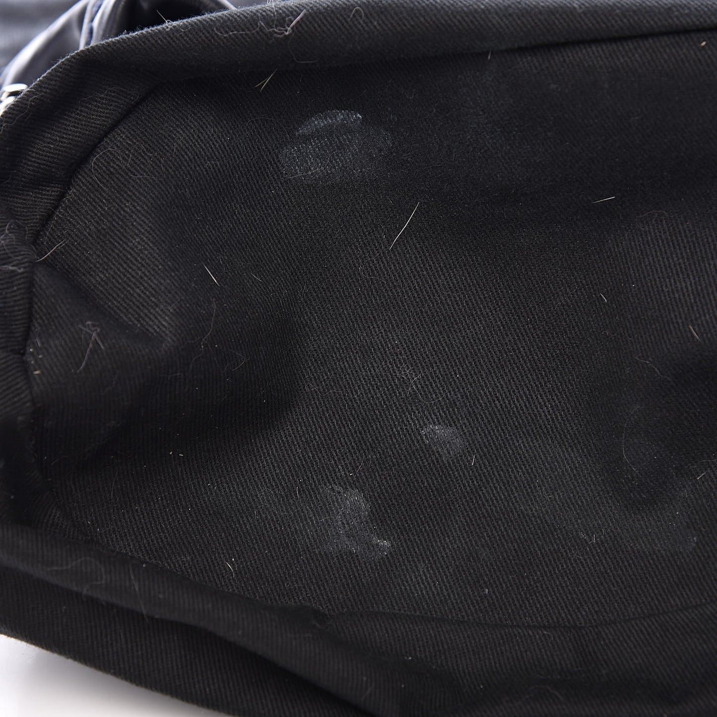 Lambskin Stitched Expandable Tote Navy