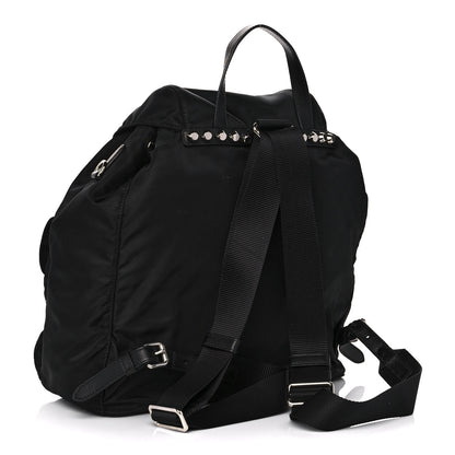 Prada Nylon New Vela Studded Backpack Black 3 of 12